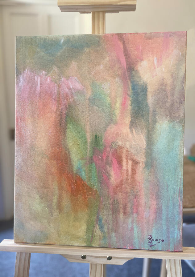 Dreamy Cave, Acrylilc on Canvas, 20"x16"