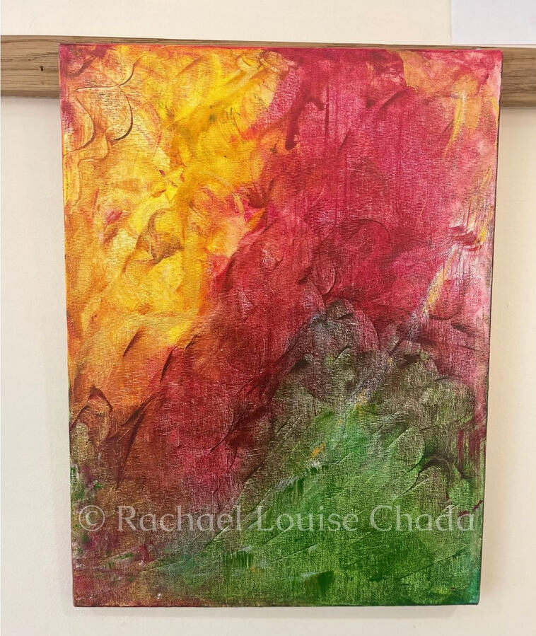 Rajasthan, Acrylic on Canvas Size 16" x 12"